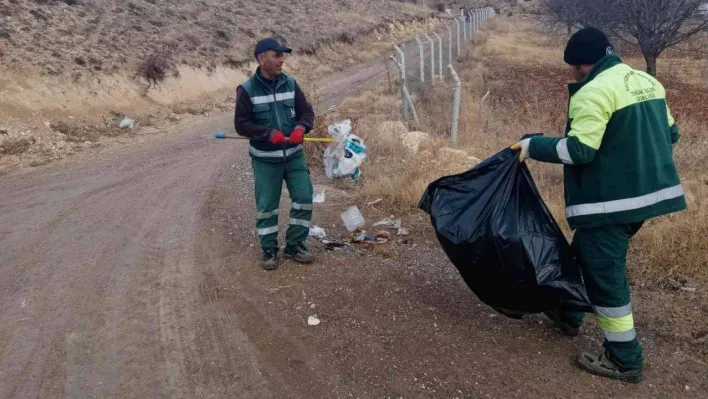 Keçiören Belediyesi tarafından ilçede temizlik çalışması yapıldı