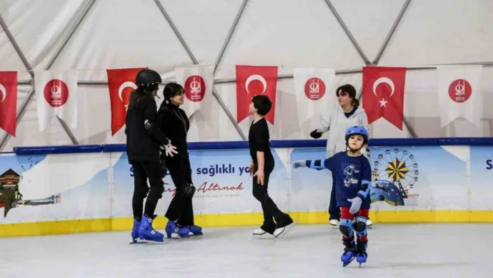 Keçiören'de çocuklara ücretsiz paten hizmeti