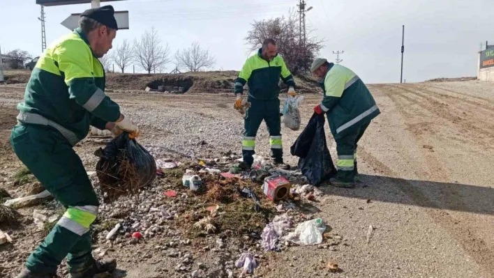 Keçiören'in kırsal kesimlerinde temizlik