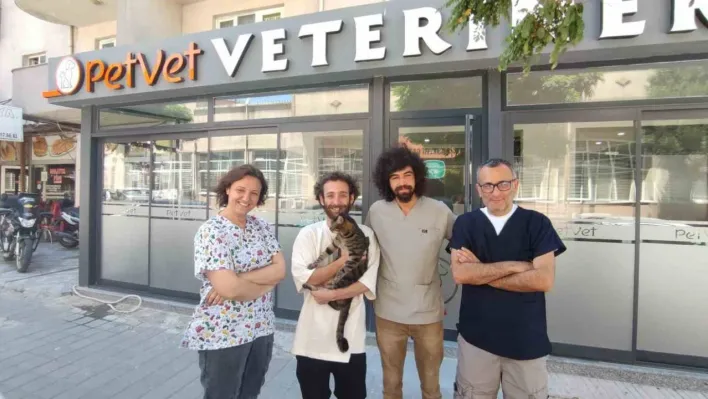 Keşan'da kayıp kediyi bulan veteriner 500 dolarlık ödülü derneğe bağışladı