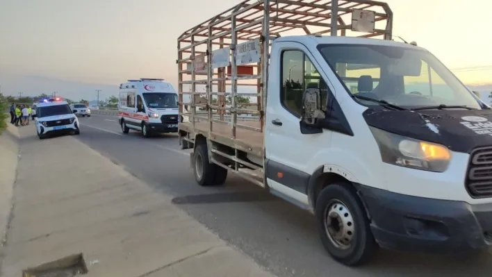 Keşan'da koşu yapan sporcuya tüp kamyonu çarptı