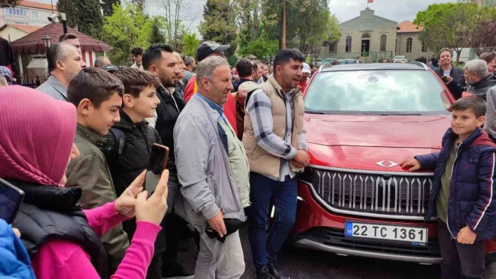 Keşan'da tanıtılan Togg büyük ilgi çekti