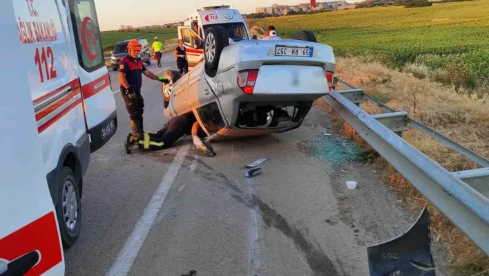 Keşan'daki trafik kazasında 2'si çocuk 4 kişi yaralandı