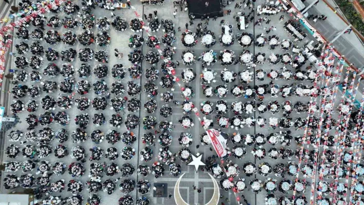 Kestel Belediyesi'nden 9 bin kişilik sokak iftarı