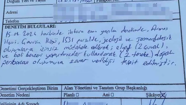 Kiğılı 'su bazlı madde kullanıldığını' iddia etti,  tutanaklarda 'bali' ifadesi yer aldı