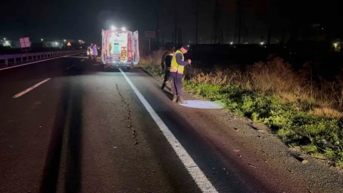 Kırklareli'de aracın çarpması ile metrelerce uzağa savrulan şahıs hayatını kaybetti