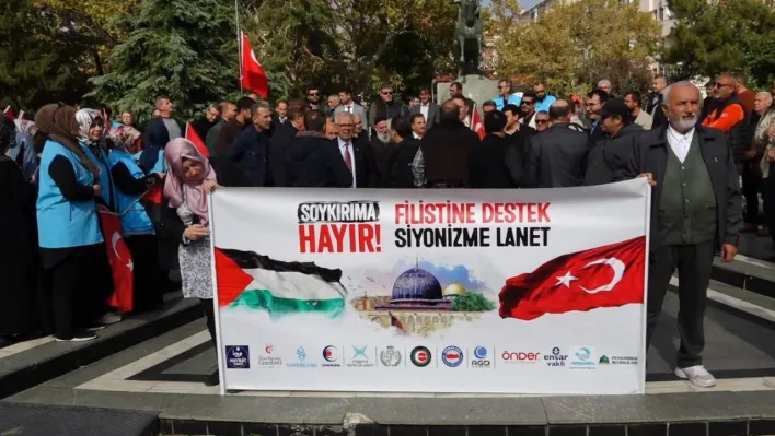 Kırklareli'de İsrail protesto edildi