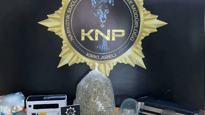 Kırklareli merkezli 22 ilde uyuşturucu operasyonu: Maddeler kargo ile teslim ediliyormuş