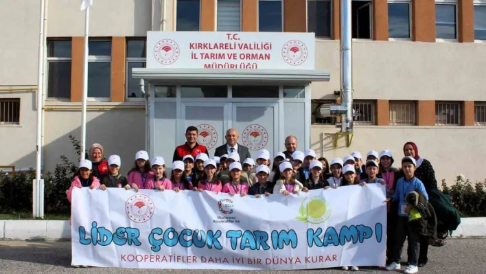 Kırklareli'nde 'Lider Çocuk Tarım Kampı' gerçekleştirildi
