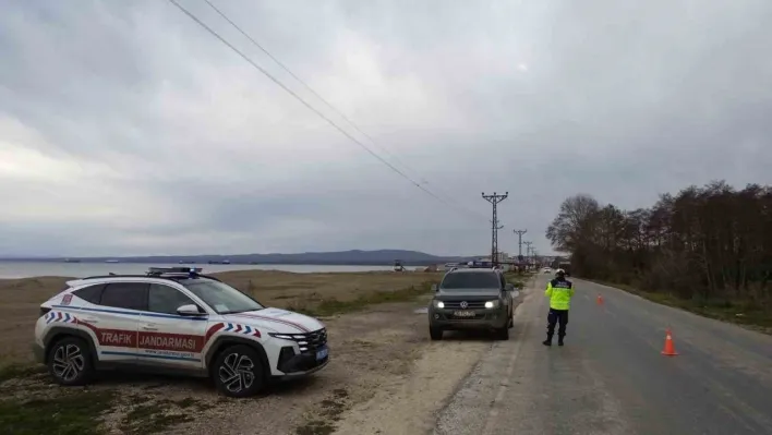 Kırklareli'nde 99 araç trafikten men edildi