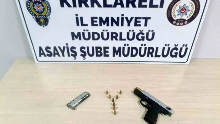 Kırklareli'nde asayiş uygulaması: 2 gözaltı