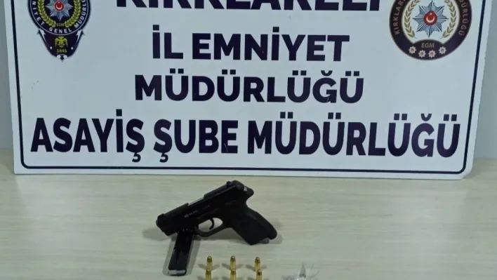 Kırklareli'nde çeşitli suçlardan aranması olan şüpheliler yakalandı