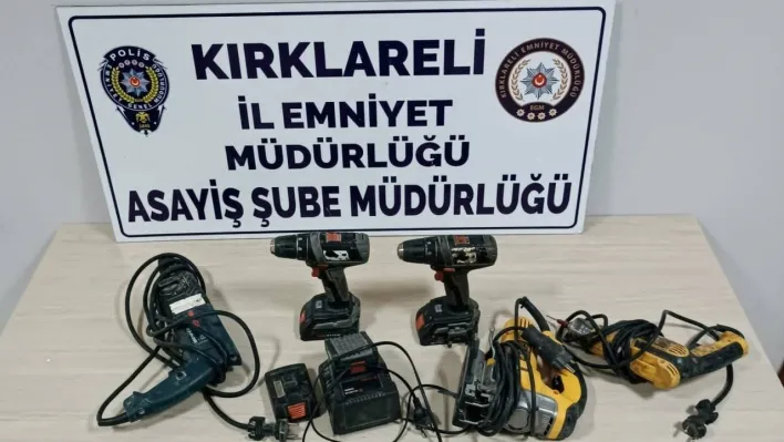 Kırklareli'nde hırsızlık şüphelileri yakalandı