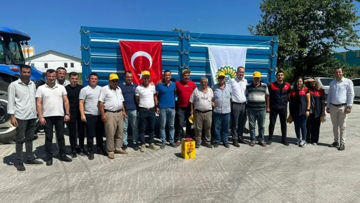 Kırklareli'nde ilk ayçiçeği hasadı yapıldı