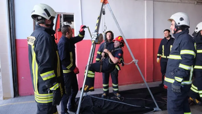 Kırklareli'nde itfaiye ekiplerine eğitim