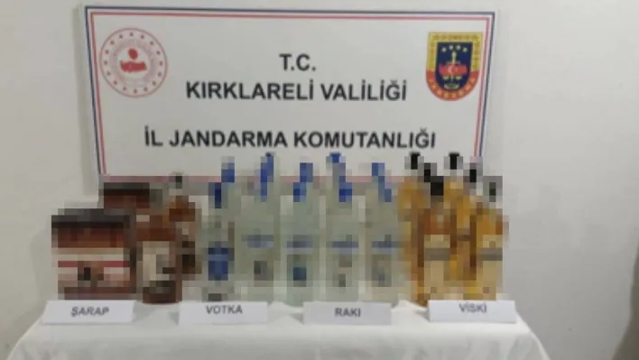 Kırklareli'nde kaçak içki ve uyuşturucu operasyonu: 6 gözaltı