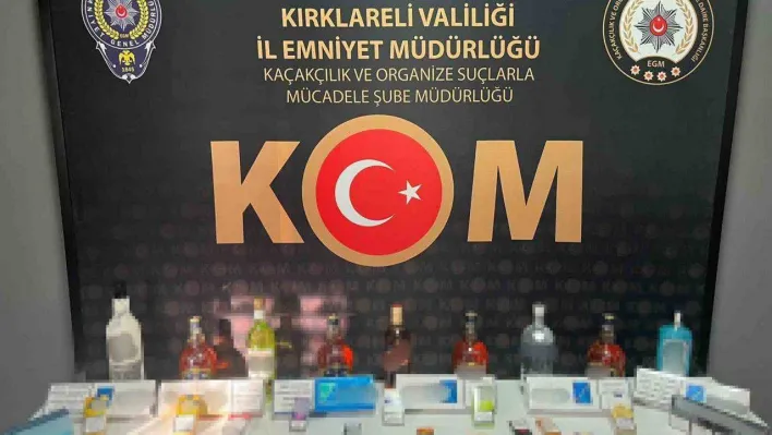 Kırklareli'nde kaçakçılık operasyonu