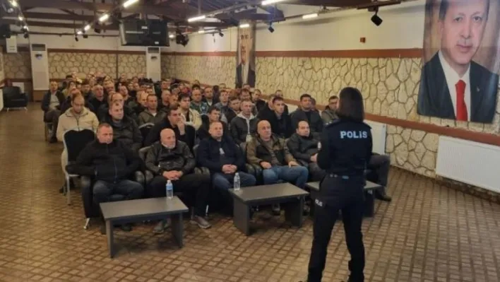 Kırklareli'nde özel güvenlik görevlilerine eğitim