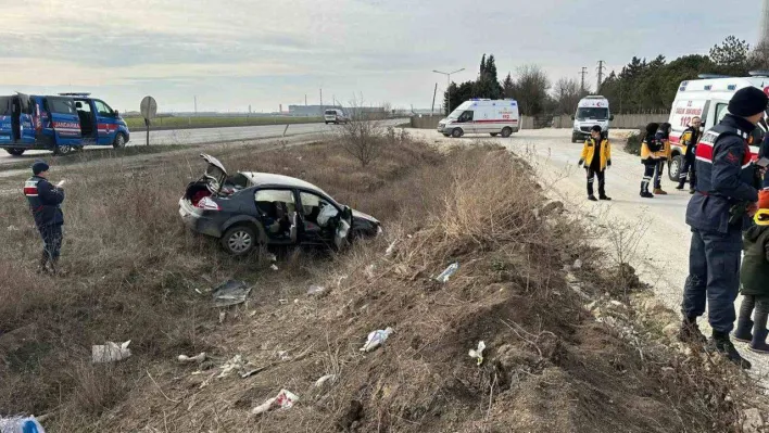 Kırklareli'nde trafik kazası: 3 yaralı