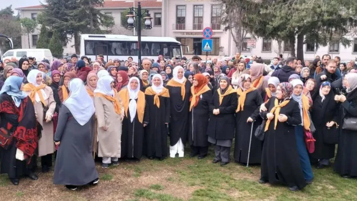 Kırklareli'nde umre yolcuları uğurlandı