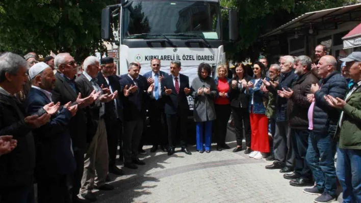 Kırklareli'nden deprem bölgesine yardım