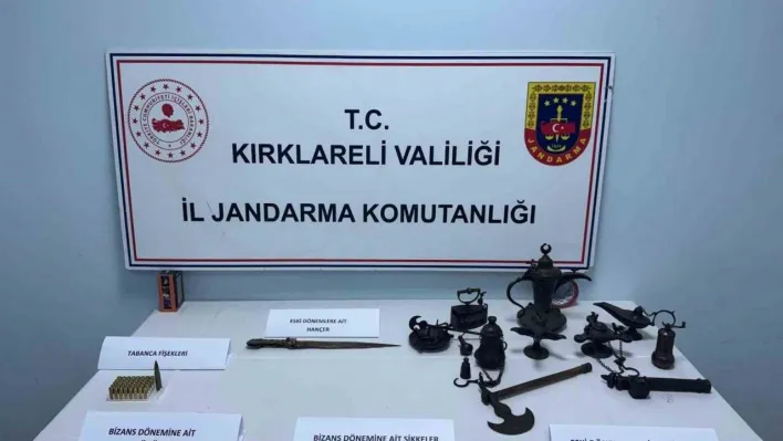 Kırklareli ve Tekirdağ'da eş zamanlı kaçak kazı operasyonu