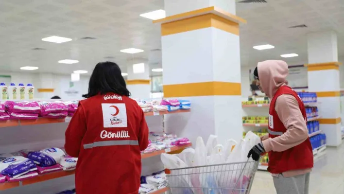 Kızılay deprem bölgesinde sosyal marketler açıyor