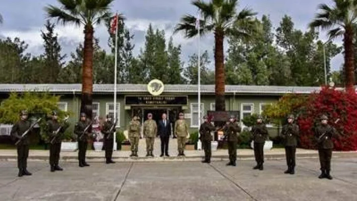 KKTC Cumhurbaşkanı Ersin Tatar'dan Kıbrıs Türk Barış Kuvvetlerine ziyaret