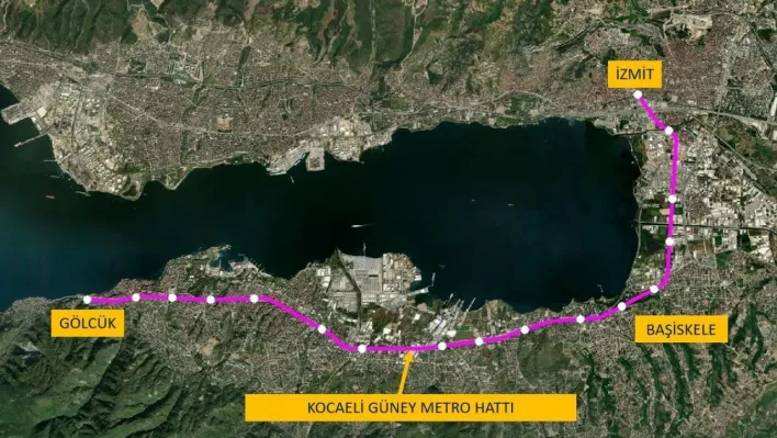 Kocaeli'de güney metro hattı için proje ihalesi 30 Temmuz'da yapılacak