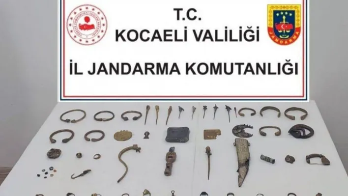 Kocaeli'de Roma ve Bizans dönemine ait objeler ele geçirildi