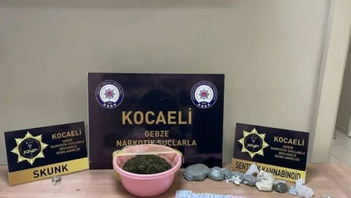 Kocaeli'de uyuşturucu operasyonu: 4 tutuklama