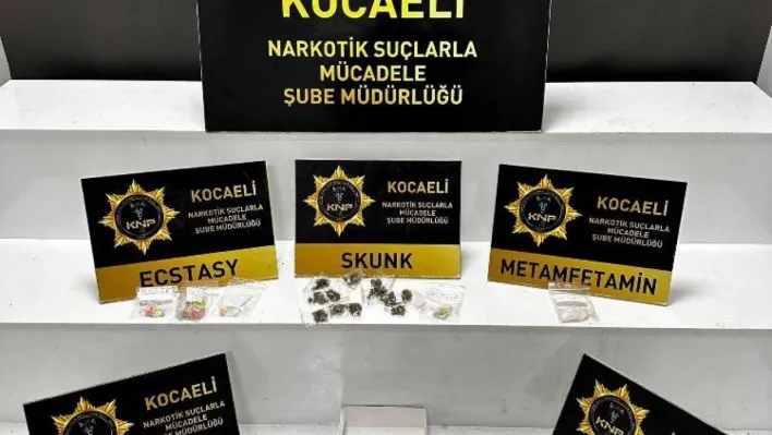 Kocaeli'de uyuşturucu ve sahte alkol operasyonu