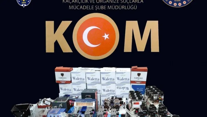 Kocaeli'nde kaçakçılık operasyonu: 7 gözaltı