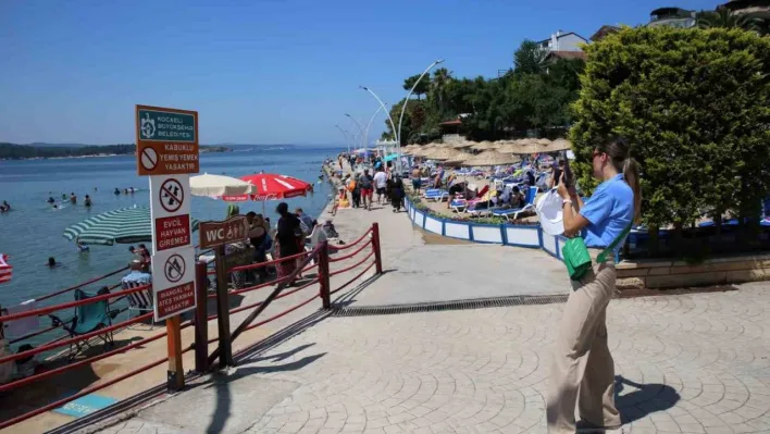 Kocaeli'nin mavi bayraklı plajlarına tam not