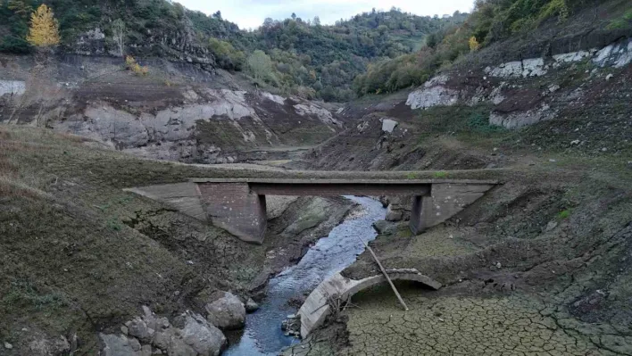 Kocaeli'nin su ihtiyacını karşılayan barajın seviyesi yüzde 6'ya düştü