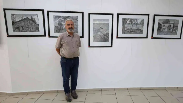 Konak Kültürevi'nde çizgilerle 'Gölyazı Esintisi'