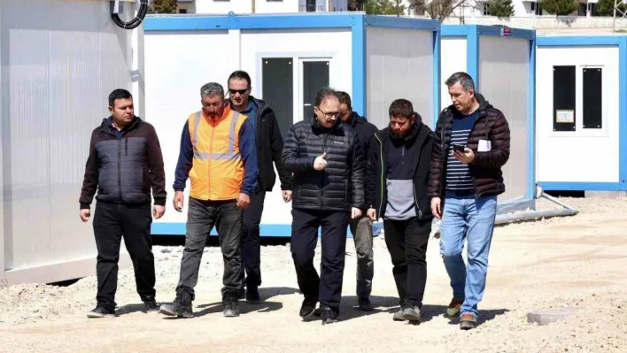 Konteyner kentin yapımında son aşamaya gelindi