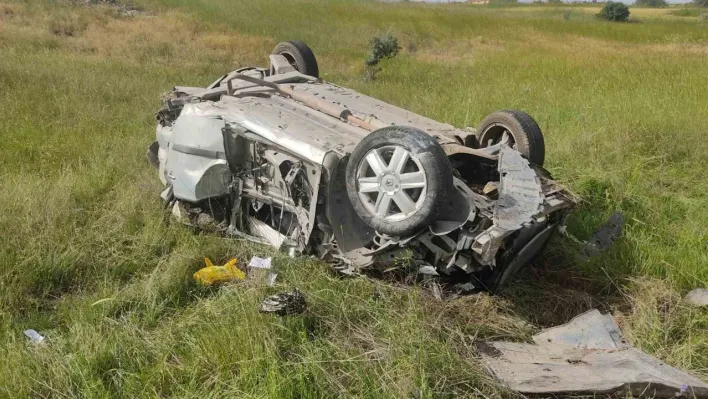 Kontrolden çıkan otomobil takla attı, sürücü hayatını kaybetti