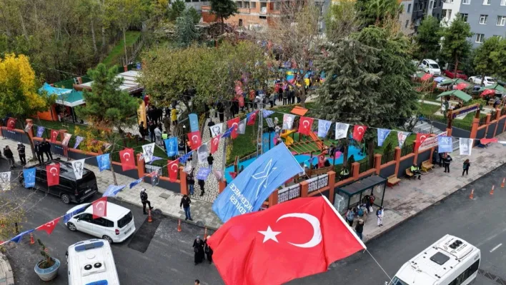 Küçükçekmece'nin sıfır atık konseptli ilk parkı: 'Serap Eser Parkı' hizmete açıldı