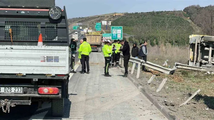 Kuzey Marmara Otoyolu'nda kaza: 1 yaralı