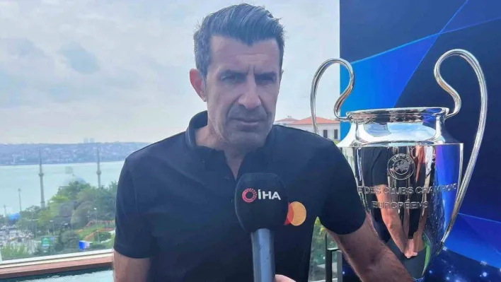 Luis Figo: 'Inter güçlü bir rakip olarak Manchester City'nin karşısına çıkacak'