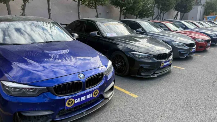 Lüks araçların şasi ve motor numaralarını değiştirip 300 milyon liralık vurgun yapan çete çökertildi