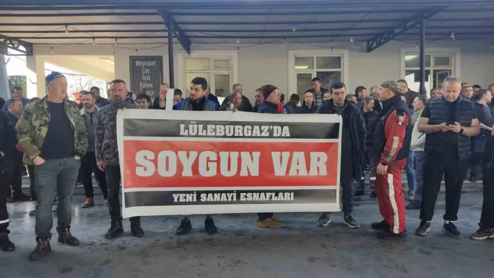 Lüleburgaz'da esnaftan su faturalarına tepki: '3 ayda gelen zam yüzde 900'