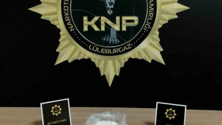 Lüleburgaz'da motosikletli şahıslardan uyuşturucu çıktı