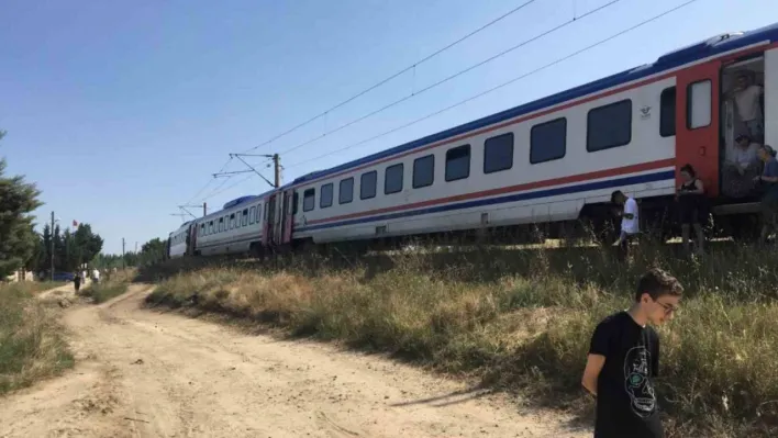 Lüleburgaz'da yolcu treni arıza yaptı