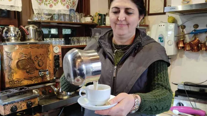 Manda sütünden salep yaptı, çok talep görüyor