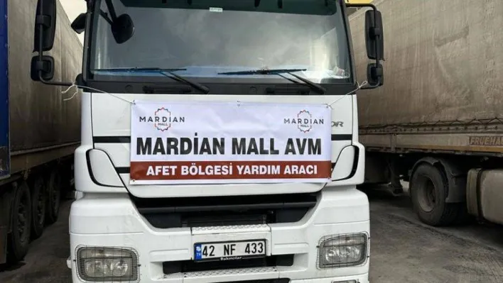 Mardian MALL depremde etkilenen bölgelere destek seferberliği başlattı