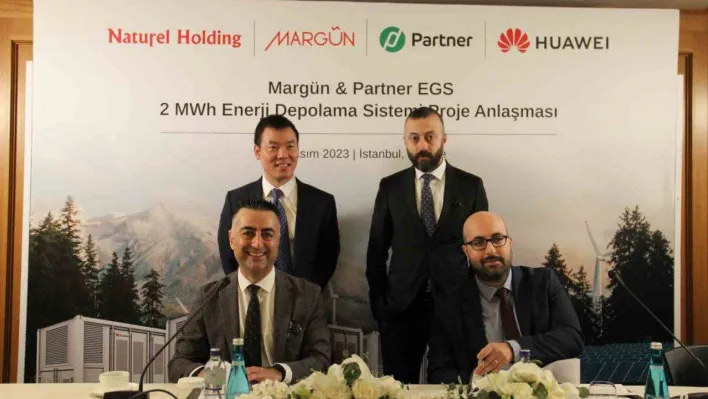 Margün Enerji ve Partner EGS, 2 MWh'lık kapasite sunan enerji depolama anlaşması imzaladı