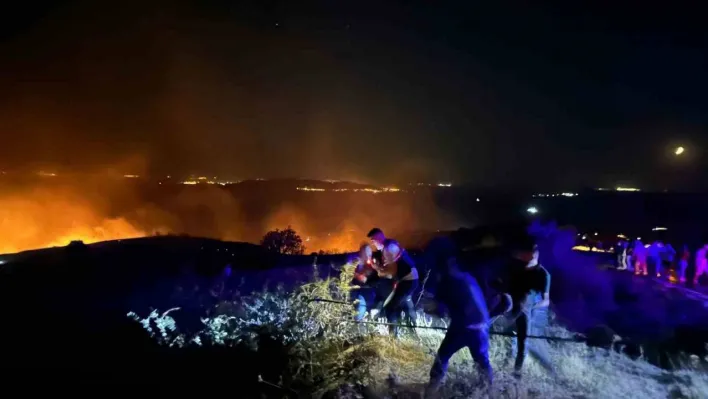 Marmara Adası'nda yangın