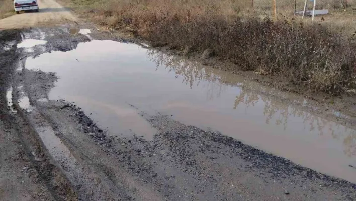 Marmaraereğlisi Yeniçiftlik'te yollar köstebek yuvasına döndü